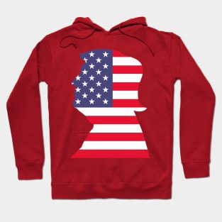 Trump Vote Election USA Flag United States First US Vote Patriotic 2020 Hoodie